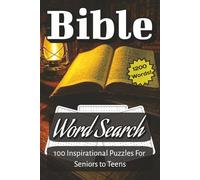 Bible Word Search: 100 Inspirational Puzzles for Seniors to Teens | 1200 Words! Challenging Puzzles!