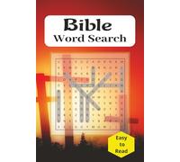 Bible Word Search: 55+ Easy-to-Read Bible Word Search Puzzles Featuring Biblical People, Places, Events & More | Solutions Included