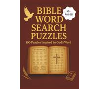 Bible Word Search: Biblical Word Searches in Large Print - 50+ Fun Puzzles Inspired by the Bible, Scripture, and Faith | 6x9 inches, 110 pages | ... for Holidays, Vacations, and Relaxing Moments