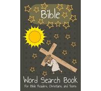 Bible Word Search Book: Word Searches with Easy to Read Print about Names, Virtues, Places, and More | 6x9 inches, 110 pages | 50+ puzzles | For Bible Readers, Teens, and Adults