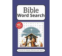 Bible Word Search book: Word Searches with Easy to read Print about the Bible, Jesus, Faith | 6 x 9 | 110 pages | 50+ Puzzles ... Gift for Vacation, Holidays, Travelling and free time.