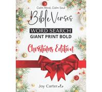 BIBLE WORD SEARCH CHRISTMAS GIANT PRINT WITH VERSES: BIBLE WORD SEARCH PUZZLE BOOKS FOR WOMEN AND ADULTS