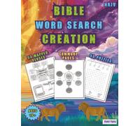 Bible Word Search Creation with mapped verses: 53 Mapped Scriptures, 53 Puzzles and Summaries for ages 10+ (Bible Activity Books for Kids)