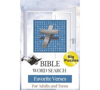 Bible Word Search Favorite Verses: Faith Based Puzzles with Big and Easy to Read Print with Current and Popular Bible Verses | 6x9 Inches, 150 Pages, ... Teens, Seniors for Holidays, Vacations