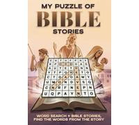 Bible Word Search: Find the Words from the Stories | My Puzzle of Bible Stories is Easy to Read and Features Word Search Puzzles + Sunday School Bible Stories