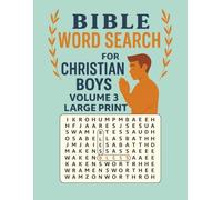 Bible Word Search for Christian Boys: 1000 Bible Words Puzzle Book | Large Print Faith Activity Book for Kids Ages 6-12 | Old Testament Word Search | 8.5 x 11 Inches