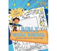 Bible Word Search For Kids: 8-12 Years Old, With Bonus Bible Verse Coloring (Bible Workbooks for Kids)