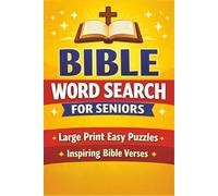 Bible Word Search for Seniors: Large Print 6×9 Puzzle Book with 120 Pages of Relaxing Brain Games | Easy Christian Word Searches for Adults & Seniors ... Church Groups, Free Time & Quiet Moments