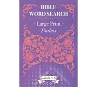 Bible Word Search Large Print Psalms: Christian Puzzle Book for Adults