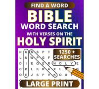 Bible Word Search Large Print - with Verses about The Holy Spirit (Large Print Bible Word Searches)