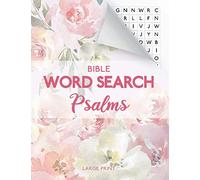 Bible Word Search - Psalms: 100 Puzzles | Large Print | 8.5" x 11"