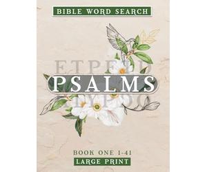 Bible Word Search Pslams Large Print: Biblical Reading Of The Psalms King James Version, Search The Scriptures, Meditate & Memorize The Word Of God | ... words | Gift For Christians Adults & Seniors