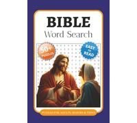 Bible Word Search Puzzle Book: 50+ Fun and Inspirational Bible Puzzles for All Ages - 6x9 Faith-Based Activity Book with 110 Pages to Explore Scripture, Strengthen Faith, and Enjoy God’s Word
