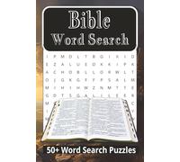 Bible Word Search Puzzle Book: Bible Word Search Puzzle Book: Word Searches with Easy to Read Print about the Bible its Places and People | 6x9 ... Gift for Vacations, Holidays and Free Time