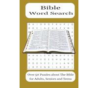 Bible Word Search Puzzle Book: Big Word Search Book for Adults with Easy-to-Read Print about the Bible for Relaxation and Stress Relief | 6x9 inches | ... Gift for Travel lovers and Puzzle Fans