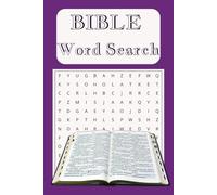 Bible Word Search Puzzle Book: Characters, stories, and places in the Bible; 6x9 inches; over 50 puzzles, 110 pages, fun gift for families, vacations, holidays, and free time