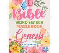Bible Word Search Puzzle Book Large Print Genesis: Volume 2