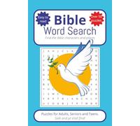 Bible Word Search Puzzle Book: Word Searches with Easy to Read Print about Bible, Bible Places, Bible Characters | 6x9 inches, 100 pages | 50+ puzzles _ Gift for Vacations, Holidays and Free Times