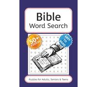Bible Word Search Puzzle Book: Word Searches with Easy to Read Print about Bible, Christ, Religious and more | 6x9 inches, 110 pages | 50+ Puzzles ... Gift for Vacations, Holidays, Birthdays