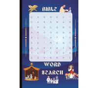 Bible Word Search Puzzle Book: Word Searches with Easy to Read Print about Bible, God, Christianity and More | 6x9 inches, 110 pages | 50+ Puzzles ... Gift for Vacations, Holidays and Leisure