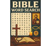 Bible Word Search Puzzle Book: Word Searches with Easy to Read Print about Bible, Prayers, Christianity... Gift for Vacations, Holiday and Free Times