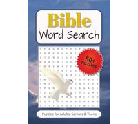 Bible word search puzzle book: Word Searches with Easy to Read Print about Biblical Figures, Locations, Apostles and More | 6x9 inches, 110 pages| 50+ ... Gift for Vacations, Holidays and Free Times