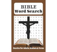 Bible Word Search Puzzle Book: Word Searches with Easy to Read Print about God, Christ, Biblical Characters, and More | 6x9 inches, 110 pages | 50+ ... Gift for Vacations, Holidays and Free Times
