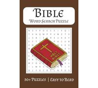 Bible Word Search Puzzle Book: Word Searches with Easy to Read Print About the Bible, Bible Stories, Biblical Characters, and More | 6x9 inches, 110 ... … Gift for Vacations, Holiday, and Free Times