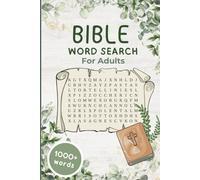 Bible Word Search Puzzle Book: Word Searches with Easy to Read Print about the Bible, Bible Stories, Bible Verses and More | 6x9 inches, 100 pages | 50+ puzzles ... for Inspirational Word Finds