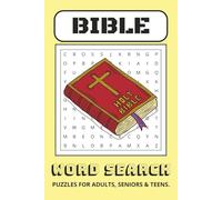 Bible Word Search Puzzle Book: Word Searches with Easy to Read Print About the Bible, Faith, Christianity and More | 6x9 Inches, 110 pages, | 50+ ... for Vacations, Holidays, and Free Times.