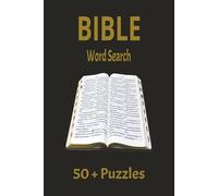 Bible Word Search Puzzle Book: Word Searches with Easy-to-Read Print about the Bible, Scripture Inspired, Faith Filled and More | 6x9 inches, 110 ... Gift for Vacations, Holidays, and Free Time.