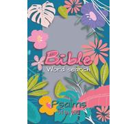 Bible Word Search Puzzle: Volume 2 - Psalms 51 to 100, featuring easy-to-read print, | 6 x 9 inches with 101 pages, 50 puzzles | Suitable for all ... God's Word. (Psalms - Black & White version)