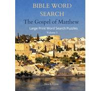 Bible Word Search: The Gospel of Matthew: Large Print Word Search Puzzles Volume 5