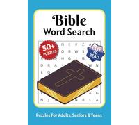 Bible Word Search Word Find Puzzle Book: Word Searches with Easy to Read Print about The Bible, Jesus, Bible Characters and More | 6x9 inches, 110 ... Holidays, Relaxation and Free Times
