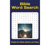 Bible Word Search: Word Searches with Easy to Read Print about Bible Characters, Bible Stories, Jesus, and More | 6x9 inches, 100 pages | 50 puzzles ... Gift for Vacations, Holidays, and Leisure Times