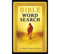 Bible word search: Word searches with easy to read print about the Bible, Biblical names, places and more, 6x9 inches, 110 pages, 50+ puzzles