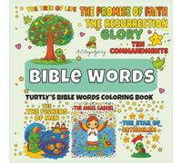 Bible Words - Cozy Turtle Coloring Book: Christian coloring fun with Turtly the Turtle, Discover God’s love through 40 kawaii turtle illustrations and ... Inspiring Coloring Books That Teach and Calm)