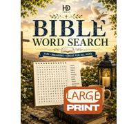 Bible Wordsearch: Over 100 Large Print Bible Themed Puzzles, With Fun Facts & Solutions, Relaxing & Fun for All Ages (HD Press Themed Wordsearch Puzzles)