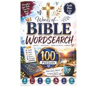 Bible Wordsearch: Word search Puzzle with easy to read print | 6x9 inches, 200 pages | 100 puzzles + Solutions