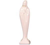 Biblegifts Madonna Virgin Mary 3 Sizes: 26cm. 22cm & 17cm White Ceramic Statue Ornament Catholic Florentine collection Gift Boxed (22cm)