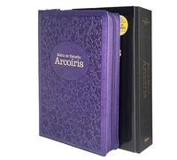 Biblia de Estudio para Mujeres Arco Iris Reina Valera 1960 con Cierre e Index en Español/Spanish Rainbow Study Bible RVR 1960 with Thumb Index Multicolor