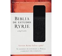 Biblia de Estudio Ryrie Ampliada: Duo-Tono Negor Con Índice