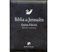 Biblia de Jerusalén: 5ª edición Manual totalmente revisada - Modelo con cremallera
