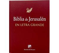 Biblia de jerusalén en letra grande