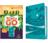 Biblia GO para ninos NTV (SentiPiel, Verde azulado): Una Biblia Para Niños Que Transforma (Go Bible)