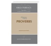 Biblia Hebraica Quinta: Proverbs