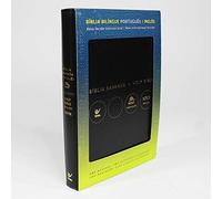 Biblia inglesa portuguesa, piel de imitación NVI/NIV