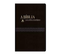 Bíblia NVI Em Ordem Cronologica. Capa Luxo Preta (Em Portuguese do Brasil)