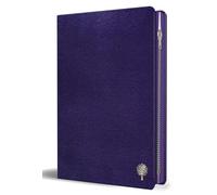 Biblia Reina Valera 1960 Tamaño grande, letra grande piel morado con cremallera