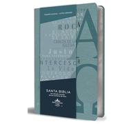 Biblia Rvr 1960 Letra Grande Tamaño Manual, Simil Piel Azul Alpha Omega Con Nombres de Dios / Spanish Bible Rvr 1960 Handy Size Large Print ... piel azul alpha omega con nombres de dios